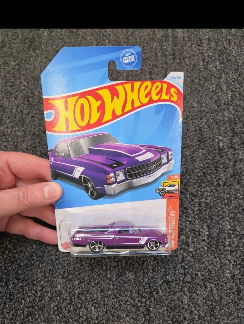 Hot Wheels HW Hot Trucks '71 El Camino Super Treasure Hunt Real Riders 7/10